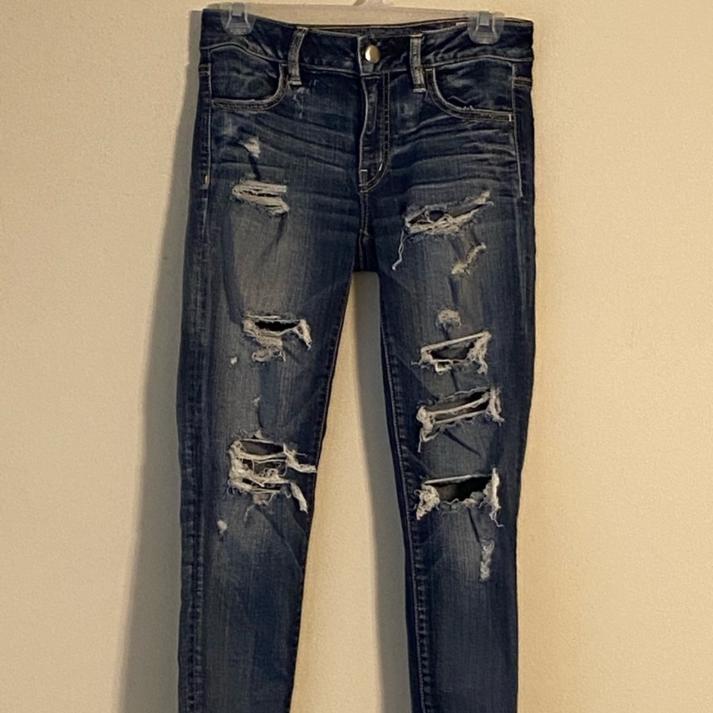 Ripped Short American Eagle Jeans